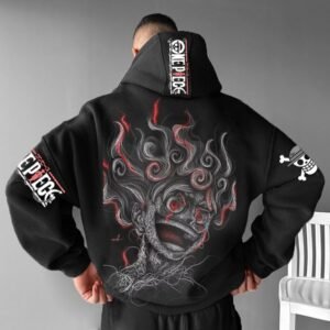 Dark Flame Skull Hoodie